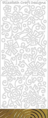 Elizabeth Craft Designs Sticker 0363 Doodle bloemen