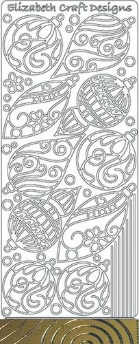 Elisabeth Craft Designs Sticker 0439 Kerstbal