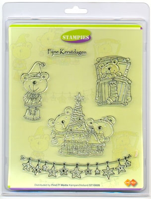Clear stamps Card Deco Stampies ST10009 Kerstmis