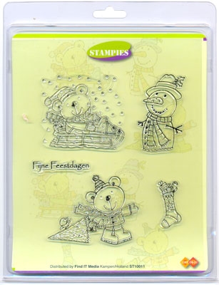 Clear stamps Card Deco Stampies ST10011 Winterpret