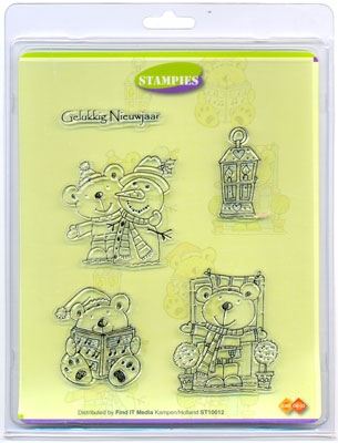 Clear stamps Card Deco Stampies ST10012 Winterpret