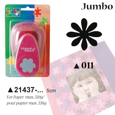 Picture punch jumbo 011 Madeliefje