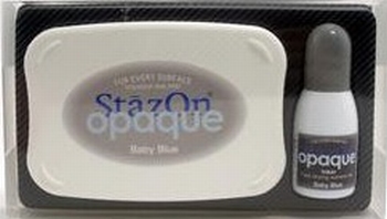 Stempelkussen StazOn opaque 108 baby blue
