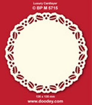 Doodey Luxe oplegkaart stans BPM5715 Hulstrand cirkel