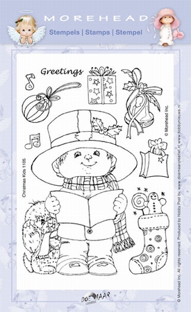 Clear stamps Morehaed Fun for You 97-1105 Kerstbrief