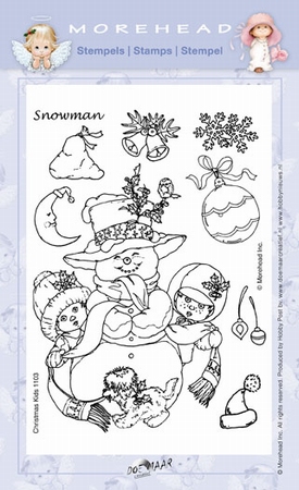 Clear stamps Morehaed Fun for You 97-1103 Sneeuwman