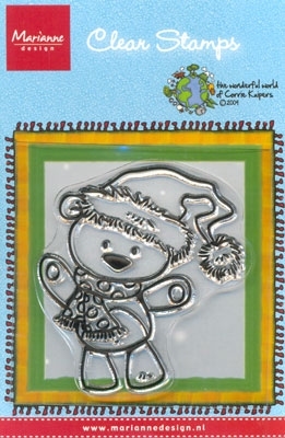 MD Corrie's clear stamps CO9606 Beary santa