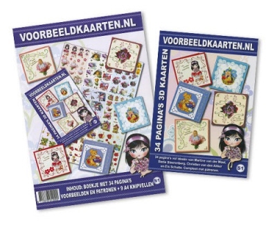 Knipvellen poster - 3D VKB met voorbeeldkaartenboekje.