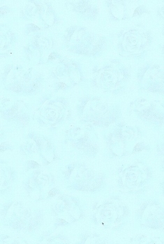 Vaessen Geurkarton 316002 blauw met rozenmotief