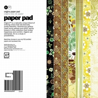 Paper pad Basicgrey ORG-2254 Origins