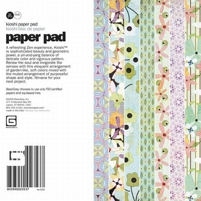 Paper pad Basicgrey KIO-2353 Kioshi