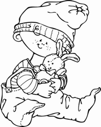 MD clear stamps Hetty's Snoesjes HM9420 Baby boy