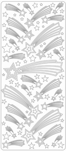 Kerststicker TH 1856 Vallende sterren