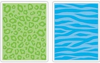 Sizzix textured impressions folder 656501 Animal Print Set