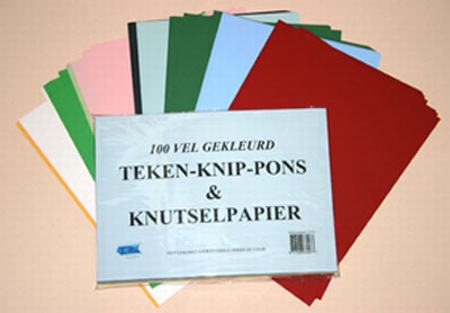A4 Formaat Teken-Knutsel-Ponspapier&Knippapier