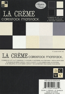 DCWV Cardstock stack MS-003-00044 La créme