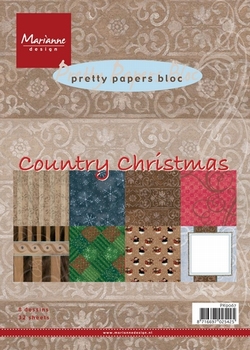 MD Pretty Paper Bloc PK9067 Country Christmas