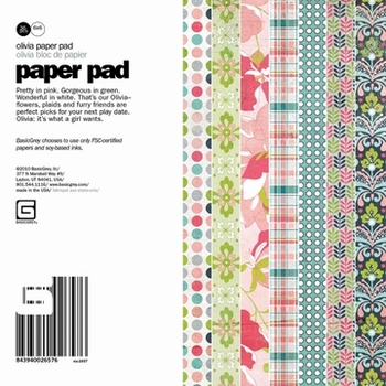 Paper pad Basicgrey VIA-2657 Olivia
