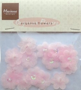 MD Organza flower JU0919 Pink