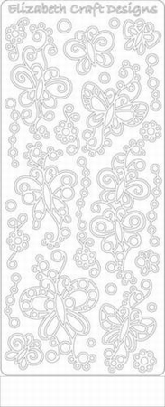 Elizabeth Craft Designs Sticker 0362 Doodle vlinders