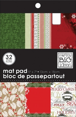 Me & my big ideas Mat stack paper pad MPS-36 holiday