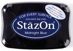 Stempelkussen StazOn 062 midnight blue