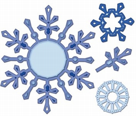 Spellbinders S4-286 Shapeabilities Snowflake Pendants