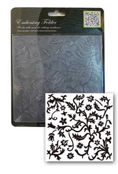 Craft Collection embossing folder CCC4009 floral