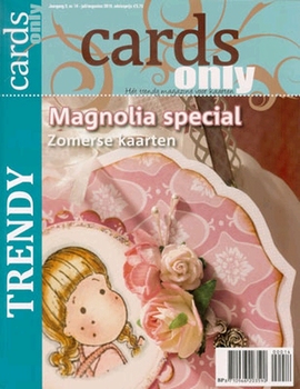 Scrap tijdschrift Cards Only nr 14 magnolia special