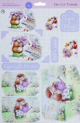 Docrafts CCP 157102 Country Companions A4 die cut toppers