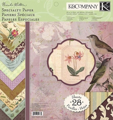 K&Company Specialty Paper Pad 599734 Flora & Fauna