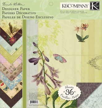 K&Company Designer Paper Pad 599727 Flora & Fauna