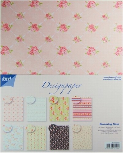 Joy! A4 Design Paper Pad 8011-0551 Blooming Rose