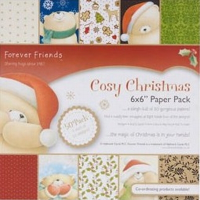Forever Friends Cosy Christmas FFS 160102 4-kant Paper pack