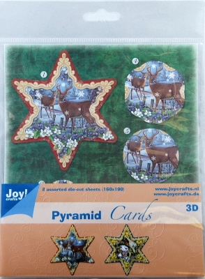 Joy! 3D Pyramid Decoupage 6013-0811 Kerst ster