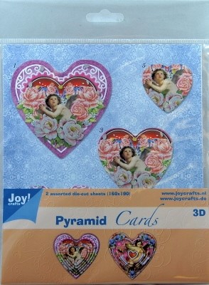 Joy! 3D Pyramid Decoupage 6013-0815 Valentijn hart