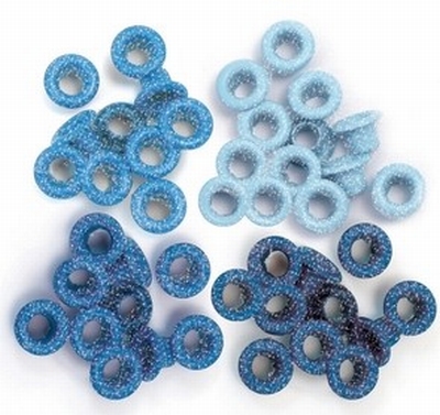 We R Memory Keepers Eyelets assortment glitter 4160-9 blue