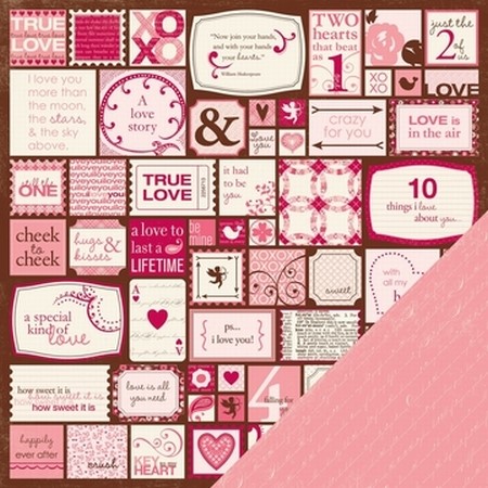 Making Memories Scrapvel 33691 Love S Valentine tag