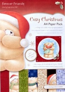 Forever Friends Cosy Christmas FFS 160100 A4 Paper pack