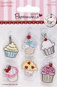 Mini clear stamp 907205 little cake shoppe cupcake mini`