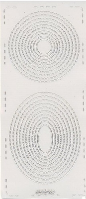 Stickervel PickUp Transparant 562 Cirkel/ovaal geschulpt 20