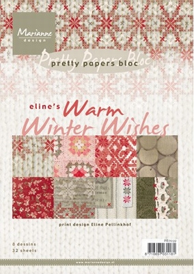 MD Pretty Papers bloc PB7039 Eline's warm winter wishes