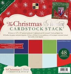 DCWV Cardstock stack CP-002-00819 Christmas & Winter