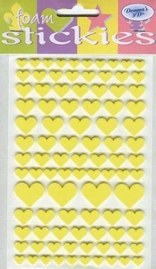 JeJe 3D foam stickies 33562 harten geel
