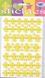 JeJe 3D foam stickies 33602 franse lelie geel