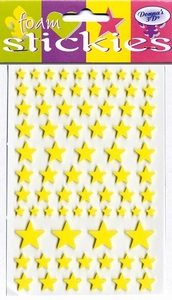 JeJe 3D foam stickies 33582 sterren geel