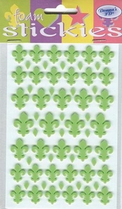 JeJe 3D foam stickies 33600 franse lelie groen
