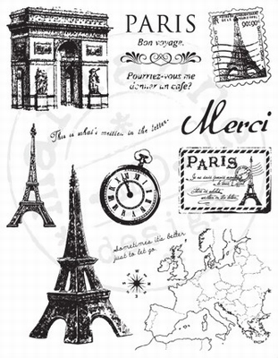 MD Clear stamps CS0859 Paris