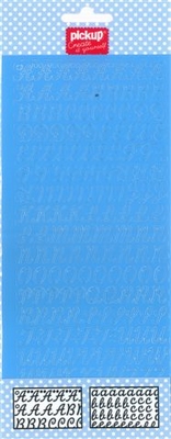 Mix and Match 2 stickers alfabet 200140 blauw