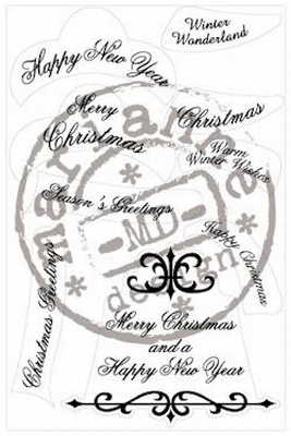 MD Clear stamps CS0862 Christmas wishes